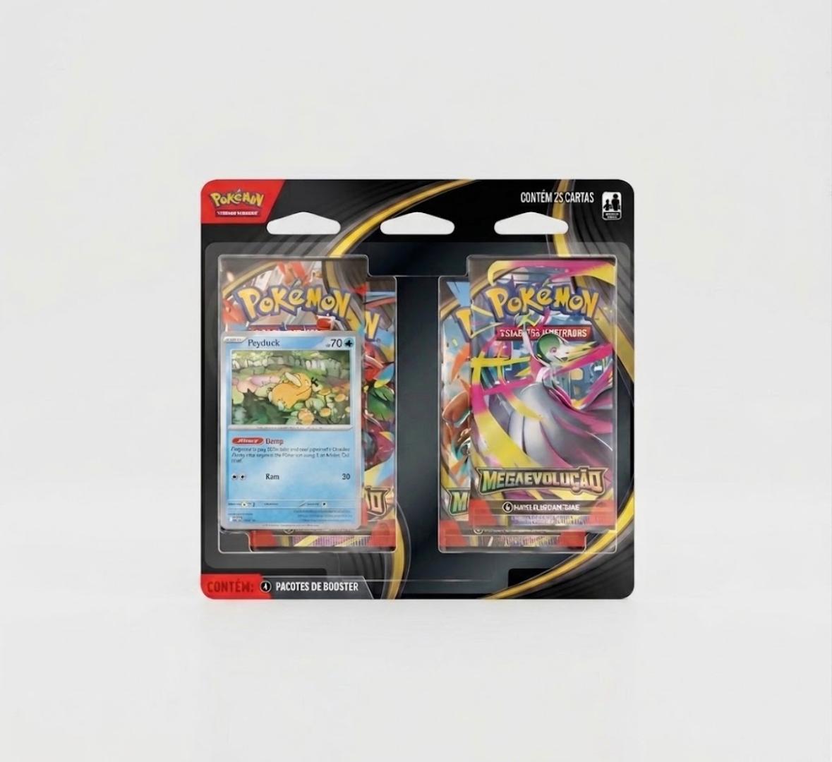 (PT-BR) Blister Quádruplo Mega Evolução